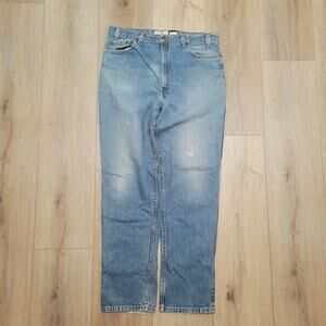 VTG 80s Levi's 540 Orange Tab USA Jeans Measured 38x34 High Rise Dad Jean